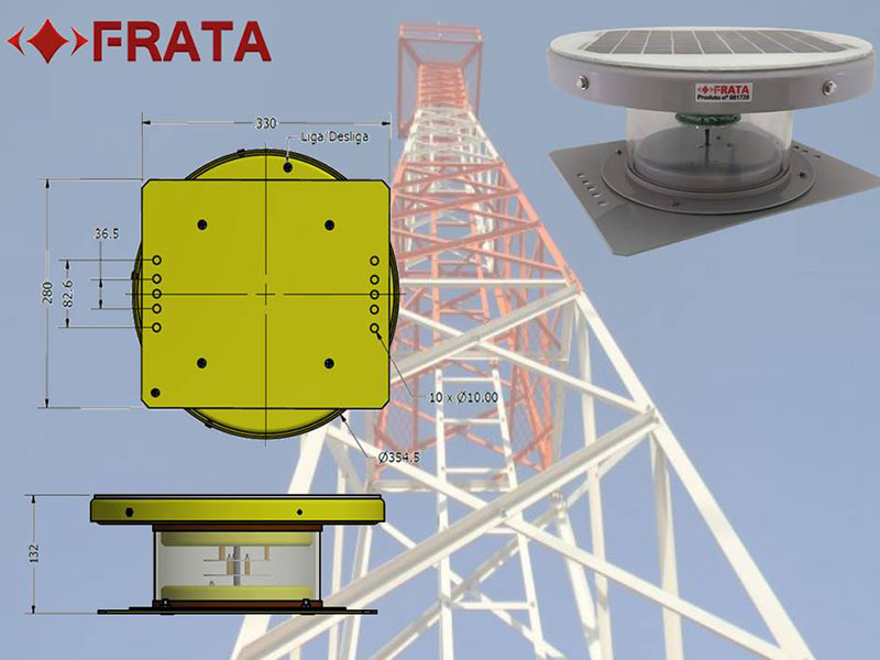 Balizador Aeronáutico Solar Baixa Intensidade