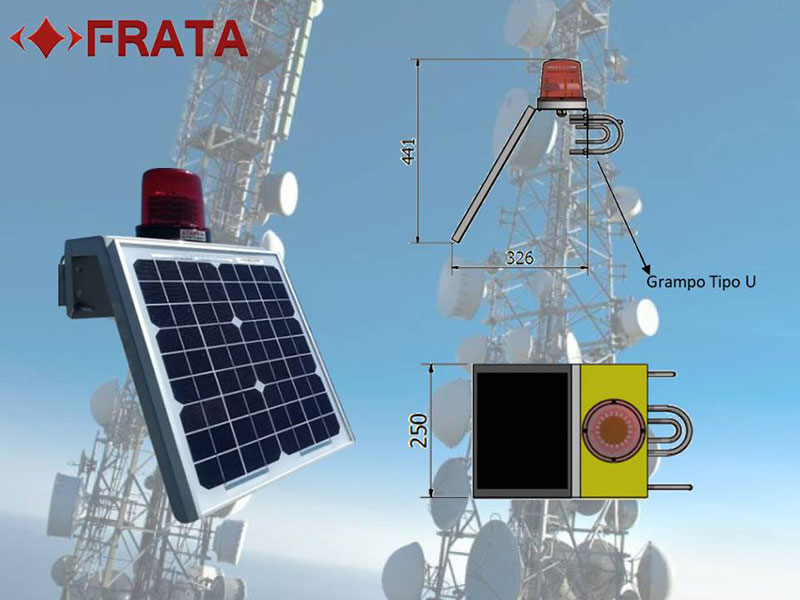 Balizador Aeronáutico Solar Baixa Intensidade